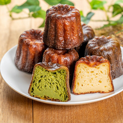 Image of the finished canelé shape