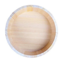 Load image into Gallery viewer, premium Sushi rice tub, copper hoop（Handai）Kiso sawara cypress, water resistance, Water absorbency　　made in Japan
