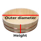 premium Sushi rice tub, copper hoop（Handai）Kiso sawara cypress, water resistance, Water absorbency　　made in Japan