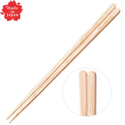 PBT Resin Hexagonal Wood-Grain Chopsticks 22.2cm "Natural Wood Look (shirakicho)" Dishwasher Safe　Made in Japan