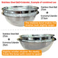Stainless Steel Bowl (27cm) + Economy Strainer (27.5cm or 25cm)