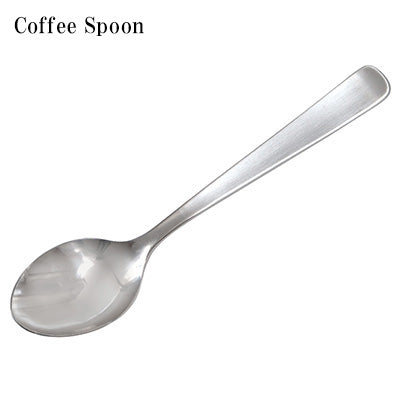 LILAC Stainless Steel Coffee Spoon & Mini Dessert Fork Set of 2 – Made in Japan (Hime Fork)