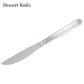 LILAC Stainless Steel Dessert Knife, Fork & Spoon Set of 3 – Made in Japan