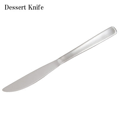 LILAC Stainless Steel Dessert Knife, Fork & Spoon Set of 3 – Made in Japan