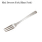 Takumi Stainless Steel Mini Dessert Fork 12.5cm（Hime Fork） – XM-7, Hammered Finish, Made in Japan
