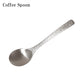 Takumi Stainless Steel Coffee Spoon 12.1cm – XM-7, Hammered Finish, Made in Japan