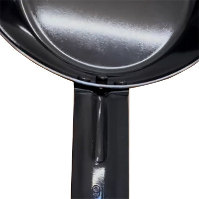 Blue Tempered Iron Frying Pan (Thickness 2.0cm～2.3cm), Pressed Iron with Matching Handle [Gas & IH Compatible]