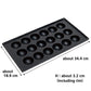 Cast Iron Takoyaki Pan – 18 Large Holes(Each: 4.5cm×2.4cm) for Large Takoyaki, Kodama Imono