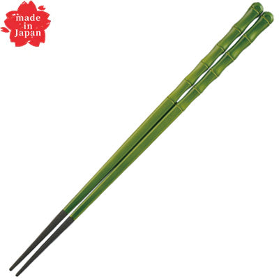 New PBT Resin Biomass Bamboo-Style Chopsticks 23cm  "Wakatake" Fresh Bamboo Pattern  Dishwasher Safe　Made in Japan