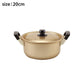 Junshusan Aji-zukushi Aluminum Double-Handled Pot – Lightweight and Easy to Handle, Ideal for Stews and Soups, Durable (Gas Use Only), Made in Japan