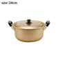 Junshusan Aji-zukushi Aluminum Double-Handled Pot – Lightweight and Easy to Handle, Ideal for Stews and Soups, Durable (Gas Use Only), Made in Japan