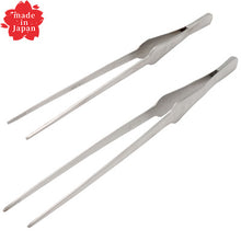 Load image into Gallery viewer, PTYGRACE tweezers tongs. Captures thin ingredients smoothly. chopstick-like tongs　made in Japan
