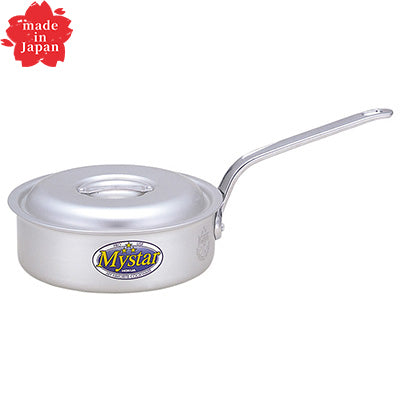 one hand Shallow type pot  (for gas fire only .separate lid) meister series【Gas Only】