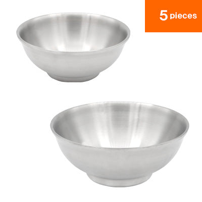 Stainless Steel "Hasori  Bowl" Mat 5 pieces