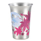Madoromu Shuki（Coloring・tin・sake）Below 16°C The pattern will emerge when cold liquid is added.　made in Japan