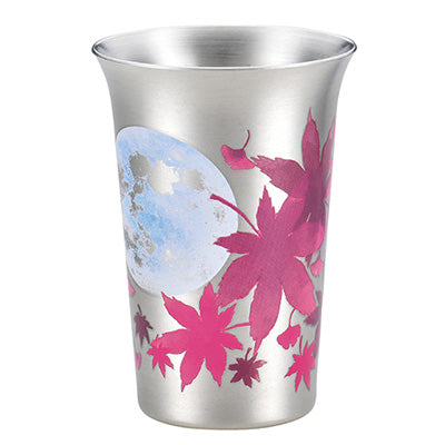 Madoromu Shuki（Coloring・tin・sake）Below 16°C The pattern will emerge when cold liquid is added.　made in Japan
