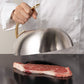 Stainless Steel Round Steak Cover Lid (Steak Food)　 Made in Japan