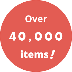 Over 40,000 items